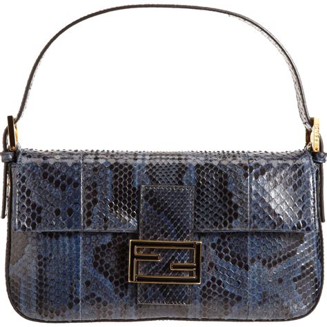 fendi micro baguette python|Fendi astrology bags.